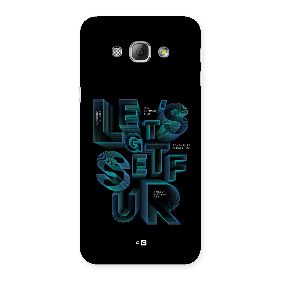 Lets Get Surf Back Case for Galaxy A8