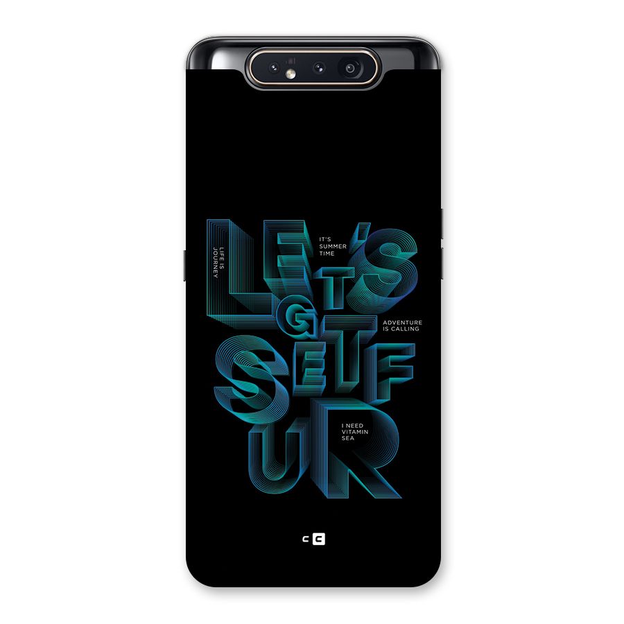 Lets Get Surf Back Case for Galaxy A80