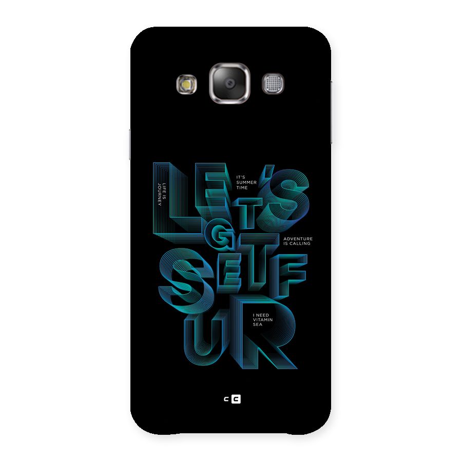 Lets Get Surf Back Case for Galaxy E7
