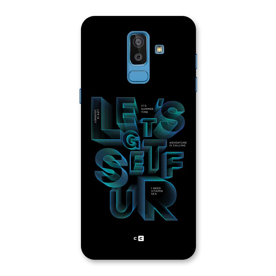 Lets Get Surf Back Case for Galaxy J8