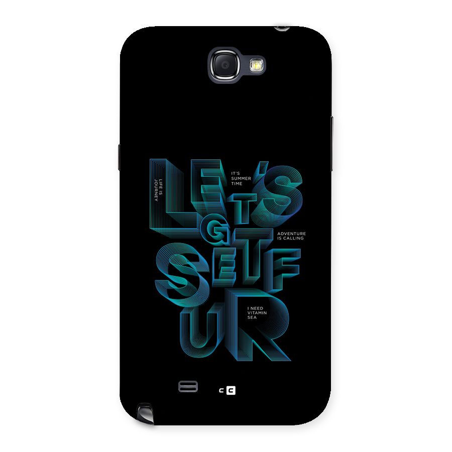 Lets Get Surf Back Case for Galaxy Note 2