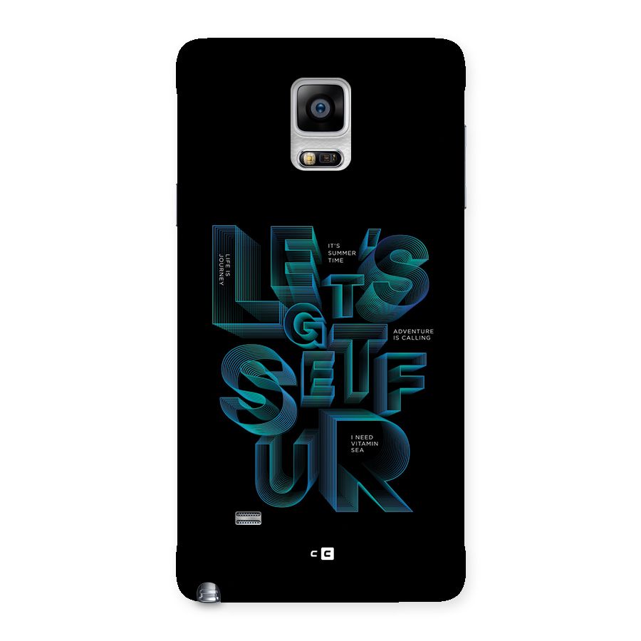 Lets Get Surf Back Case for Galaxy Note 4