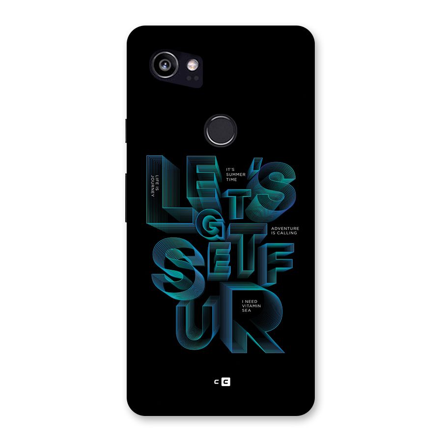 Lets Get Surf Back Case for Google Pixel 2 XL