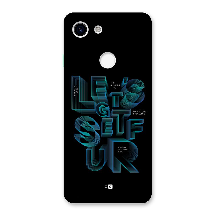 Lets Get Surf Back Case for Google Pixel 3