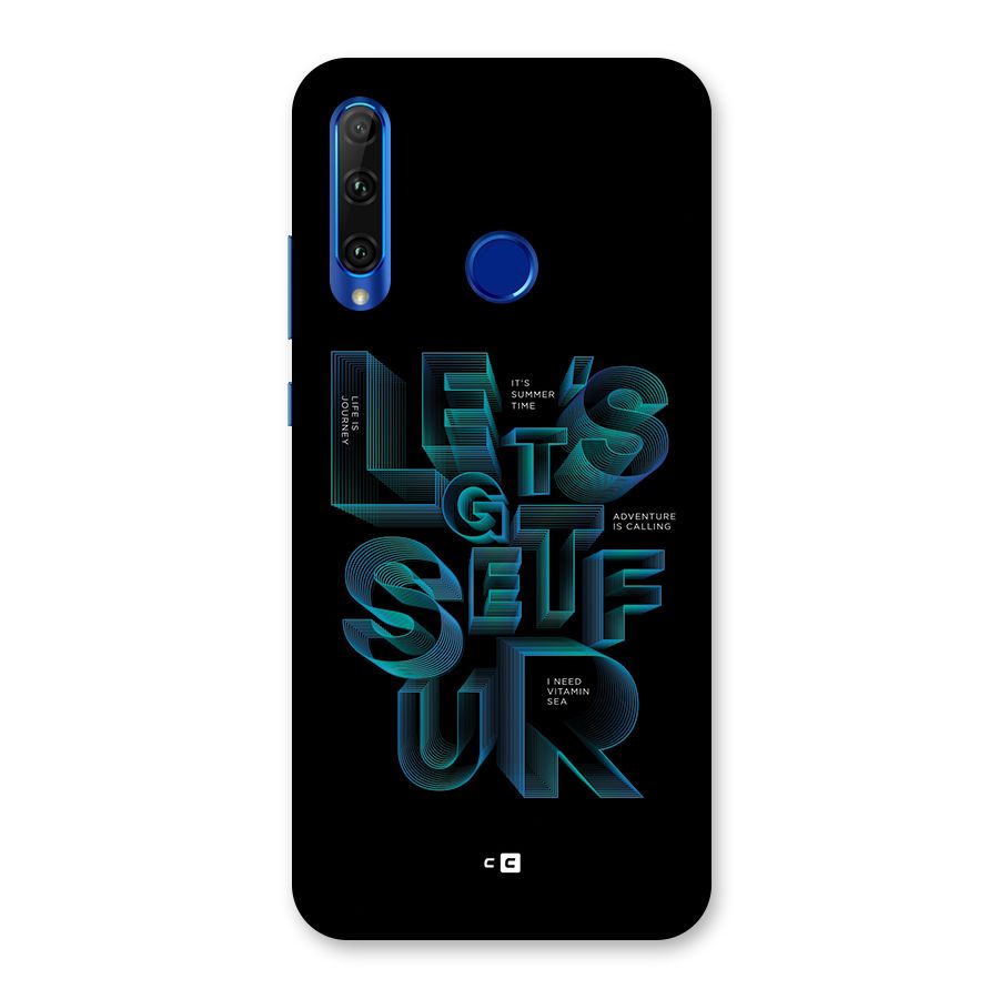 Lets Get Surf Back Case for Honor 20i