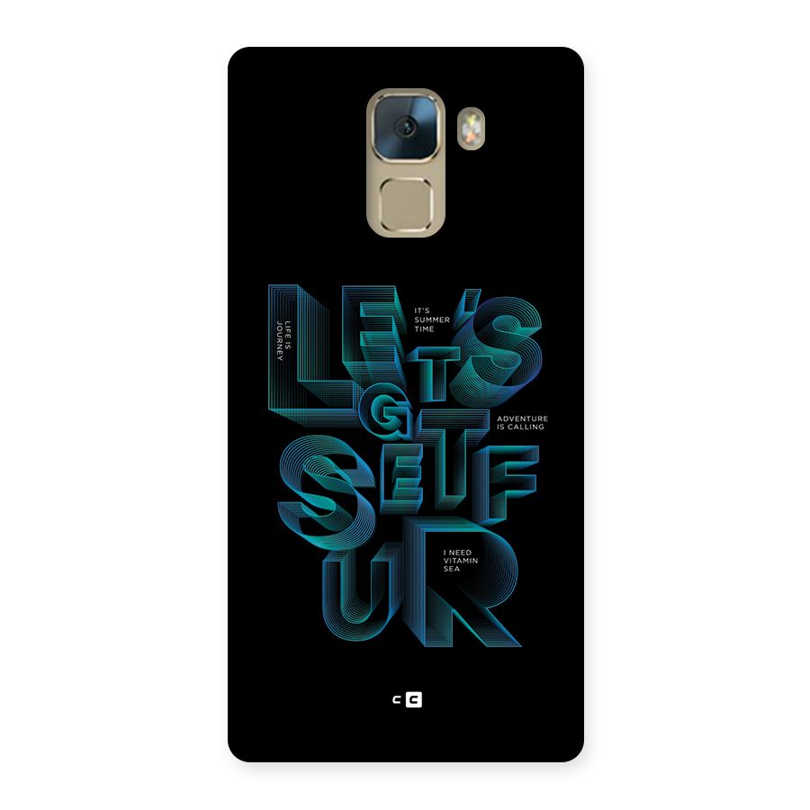 Lets Get Surf Back Case for Honor 7
