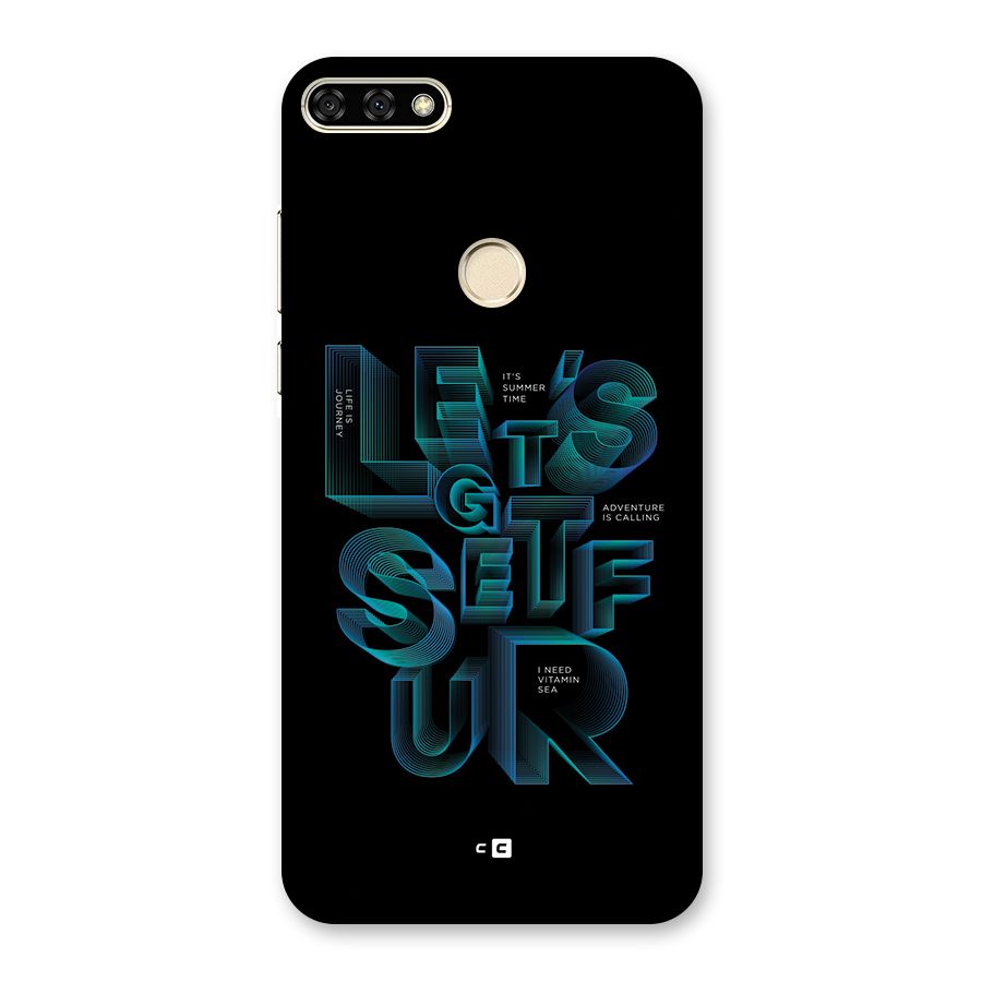 Lets Get Surf Back Case for Honor 7A