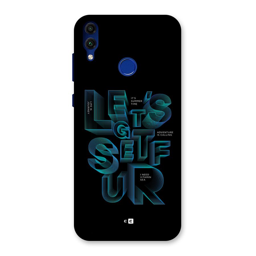 Lets Get Surf Back Case for Honor 8C