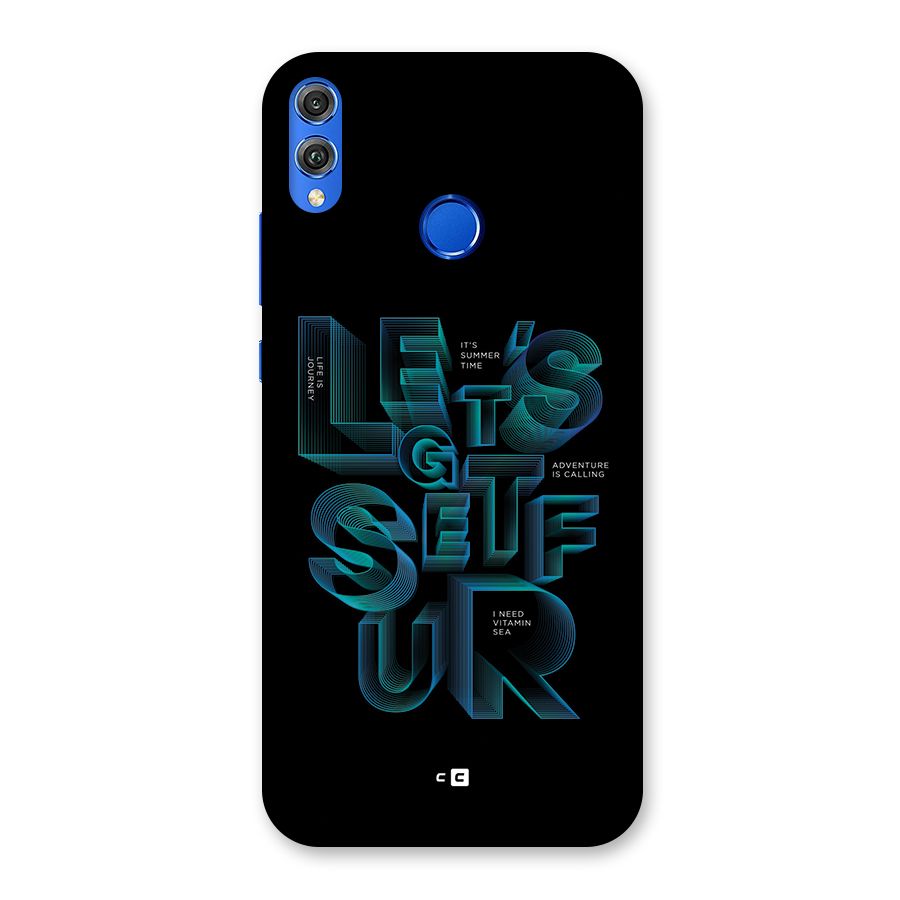 Lets Get Surf Back Case for Honor 8X