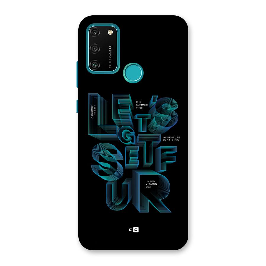 Lets Get Surf Back Case for Honor 9A
