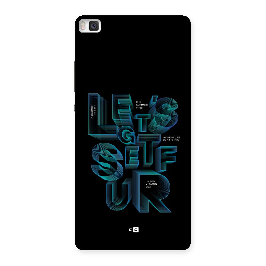 Lets Get Surf Back Case for Huawei P8