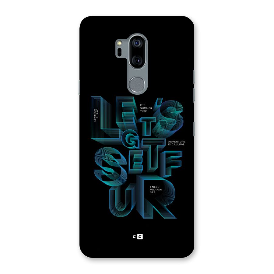 Lets Get Surf Back Case for LG G7