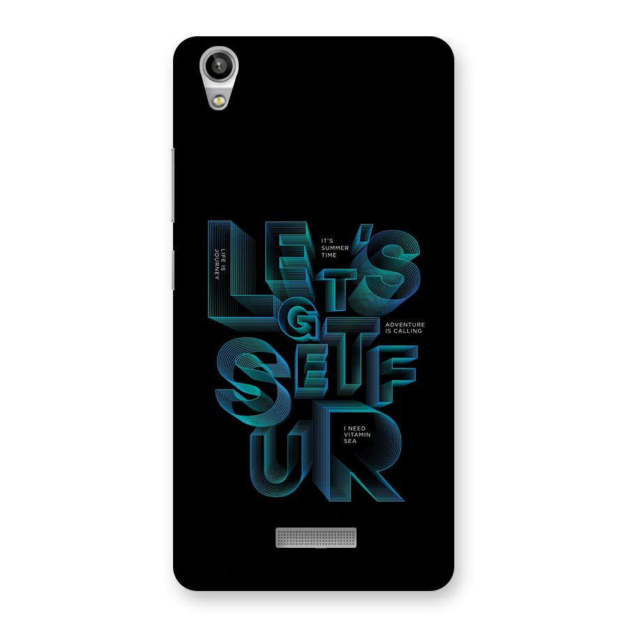Lets Get Surf Back Case for Lava Pixel V1