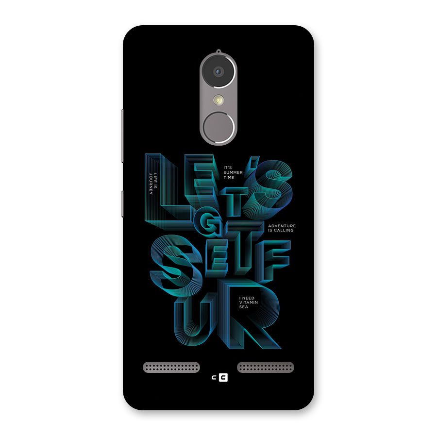 Lets Get Surf Back Case for Lenovo K6