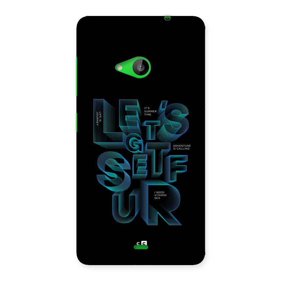 Lets Get Surf Back Case for Lumia 535