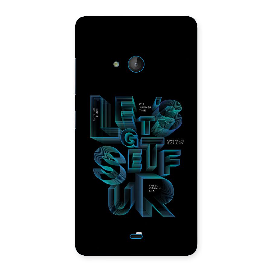 Lets Get Surf Back Case for Lumia 540