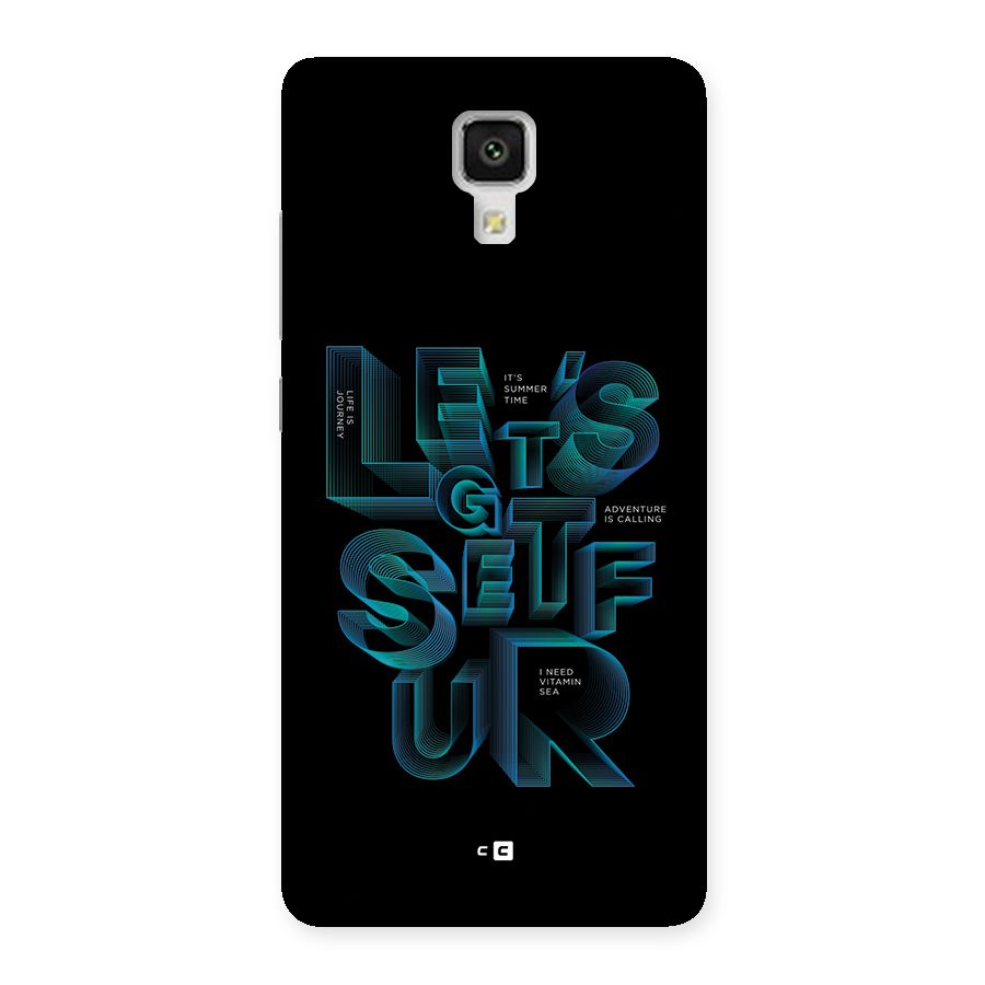 Lets Get Surf Back Case for Mi4