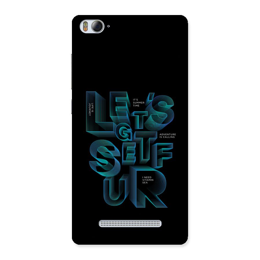 Lets Get Surf Back Case for Mi4i