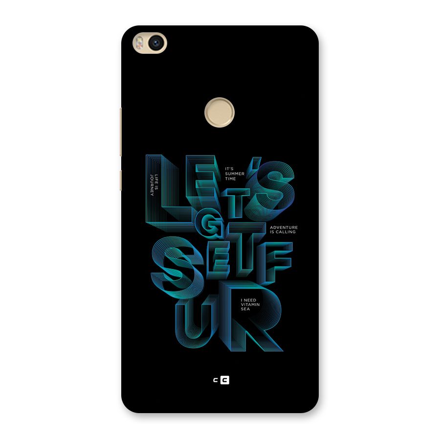 Lets Get Surf Back Case for Mi Max 2