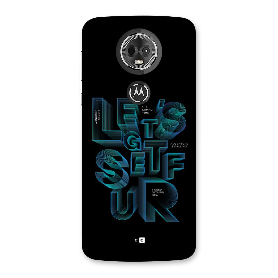 Lets Get Surf Back Case for Moto E5 Plus