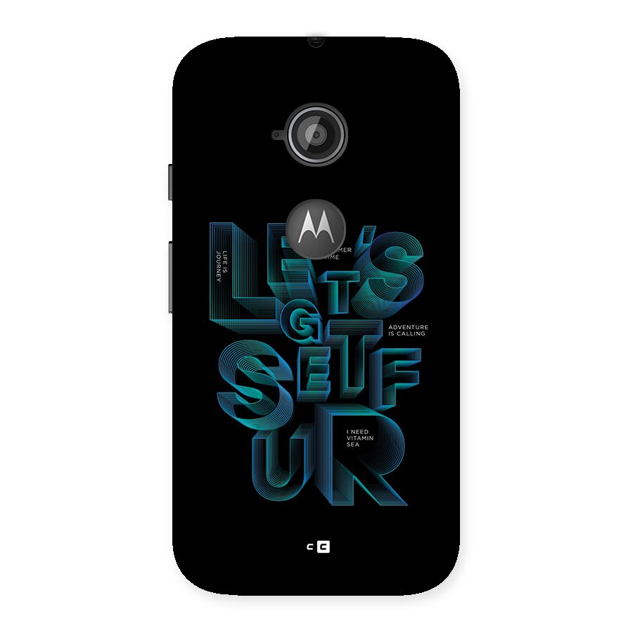 Lets Get Surf Back Case for Moto E 2nd Gen