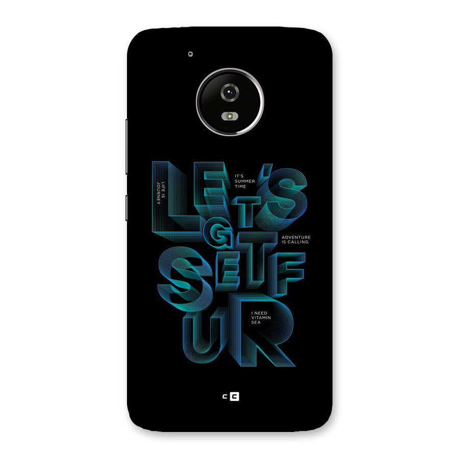 Lets Get Surf Back Case for Moto G5