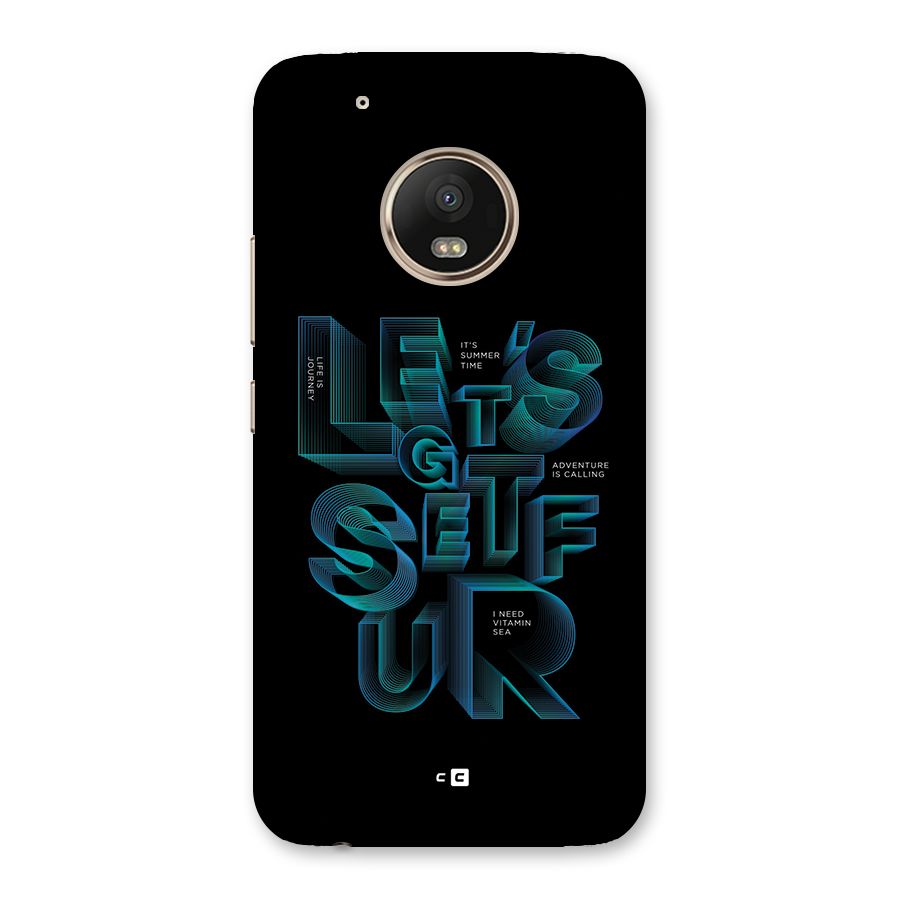 Lets Get Surf Back Case for Moto G5 Plus