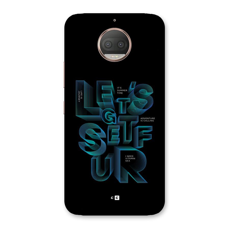 Lets Get Surf Back Case for Moto G5s Plus