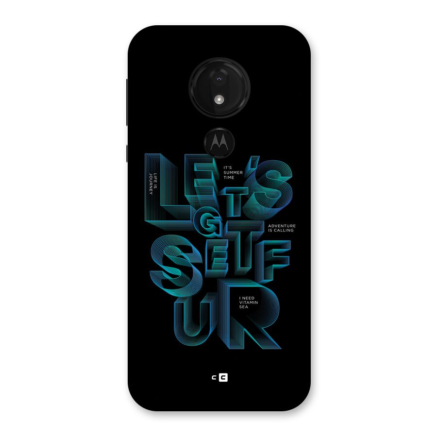 Lets Get Surf Back Case for Moto G7 Power