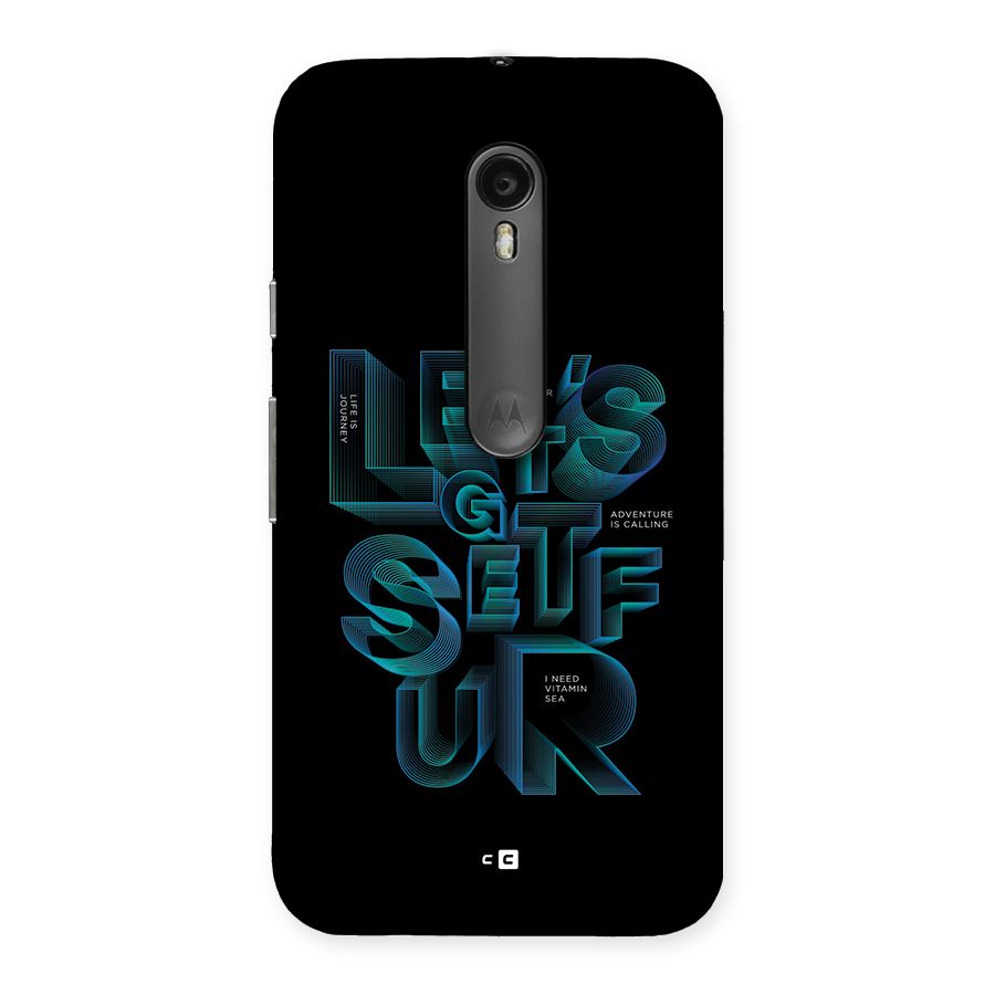 Lets Get Surf Back Case for Moto G Turbo