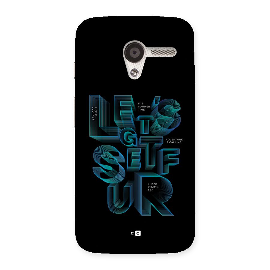Lets Get Surf Back Case for Moto X