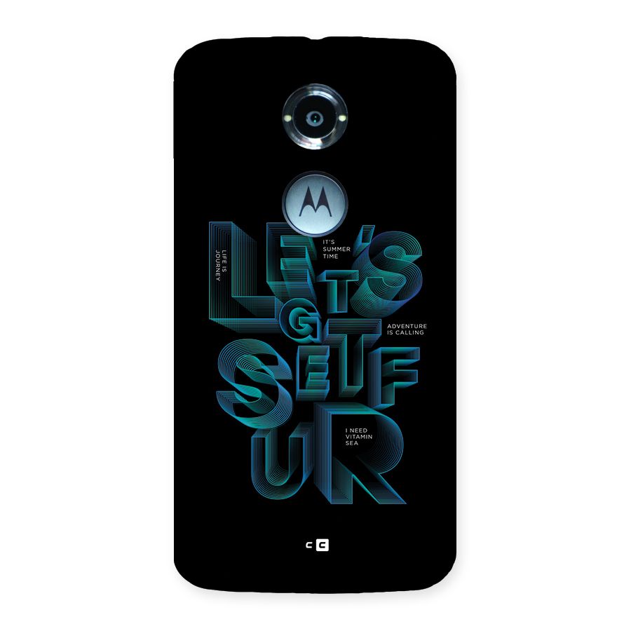 Lets Get Surf Back Case for Moto X2