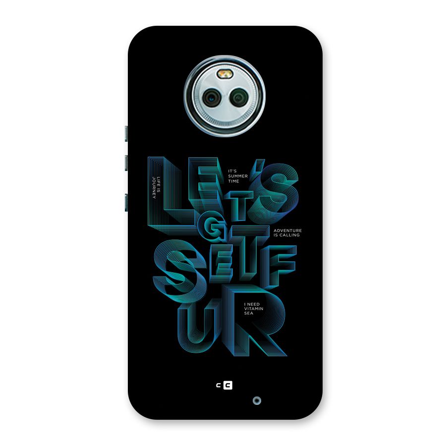 Lets Get Surf Back Case for Moto X4