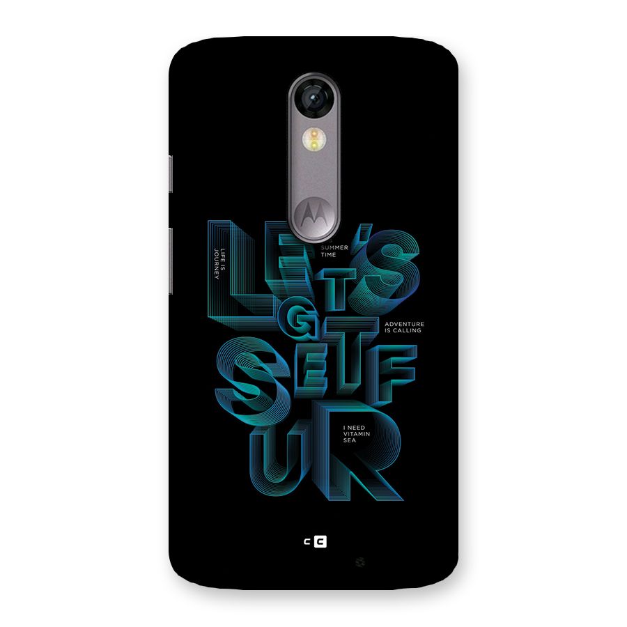 Lets Get Surf Back Case for Moto X Force