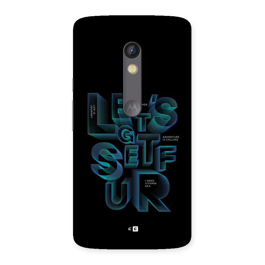 Lets Get Surf Back Case for Moto X Play