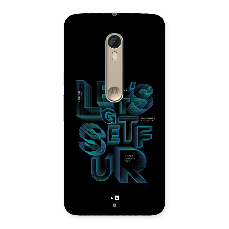 Lets Get Surf Back Case for Moto X Style