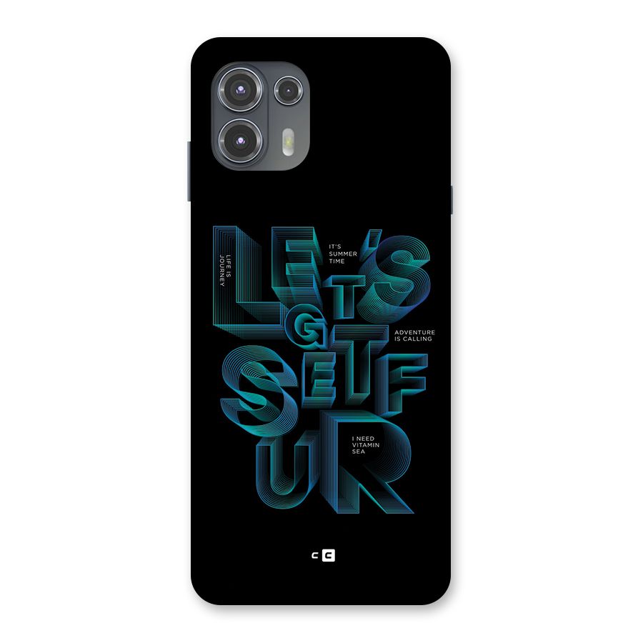 Lets Get Surf Back Case for Motorola Edge 20 Fusion