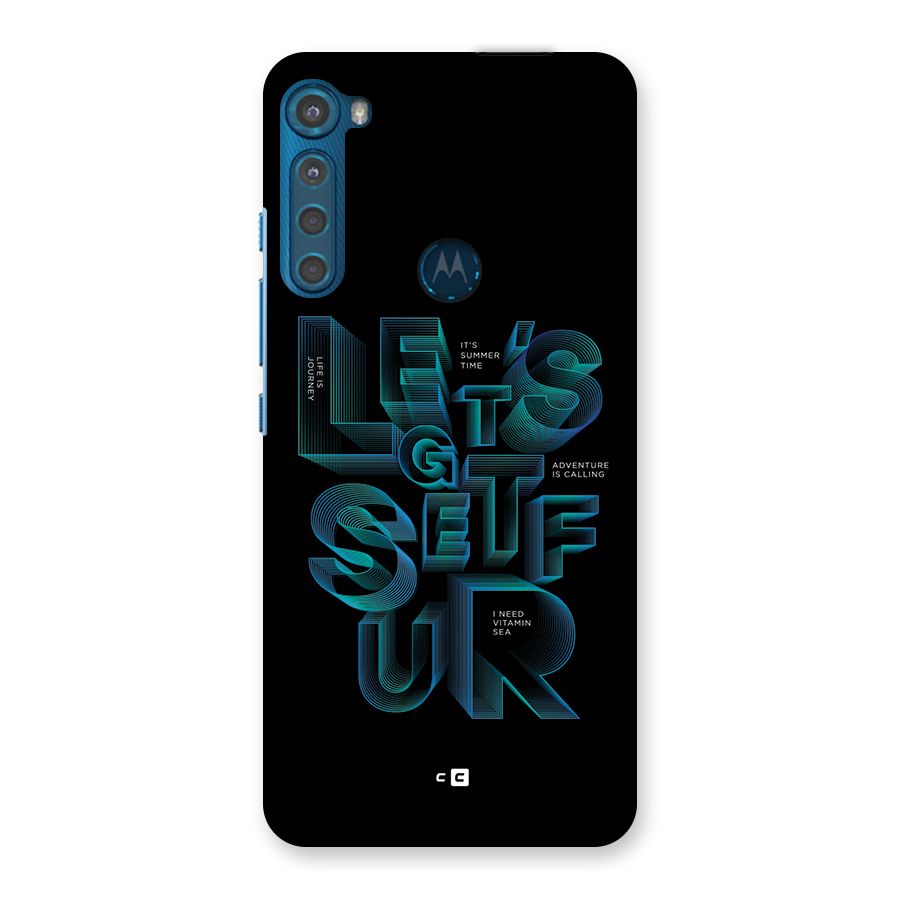 Lets Get Surf Back Case for Motorola One Fusion Plus