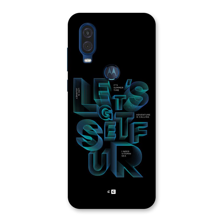 Lets Get Surf Back Case for Motorola One Vision
