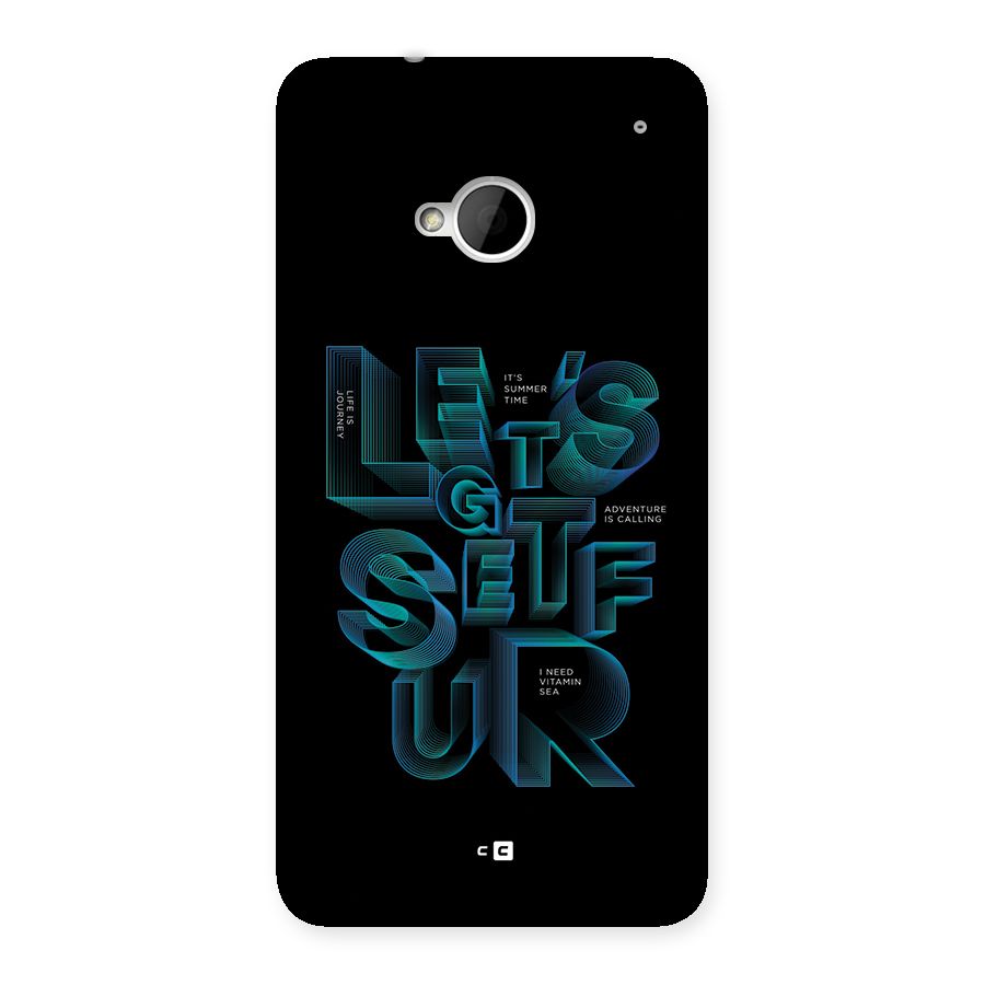 Lets Get Surf Back Case for One M7 (Single Sim)