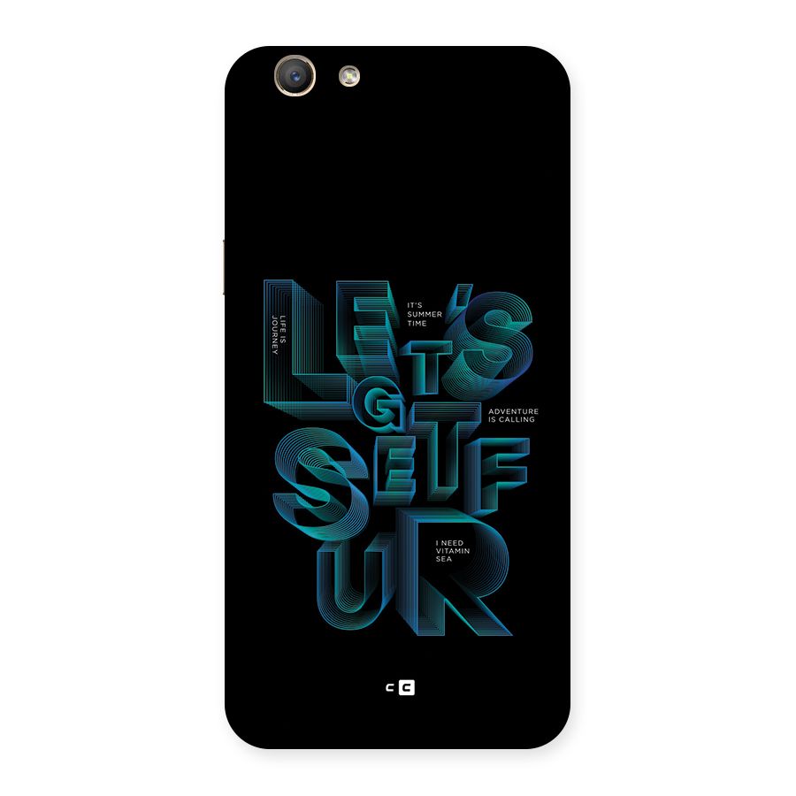 Lets Get Surf Back Case for Oppo F1s