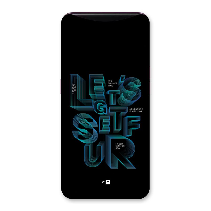 Lets Get Surf Back Case for Oppo Find X