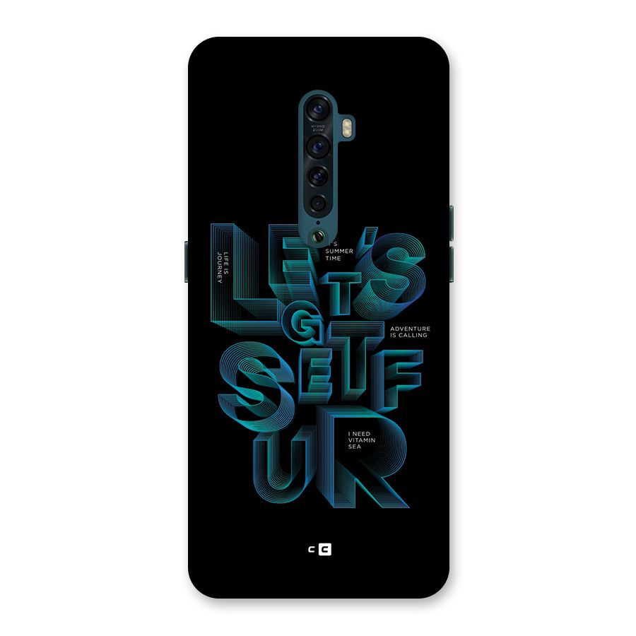 Lets Get Surf Back Case for Oppo Reno2
