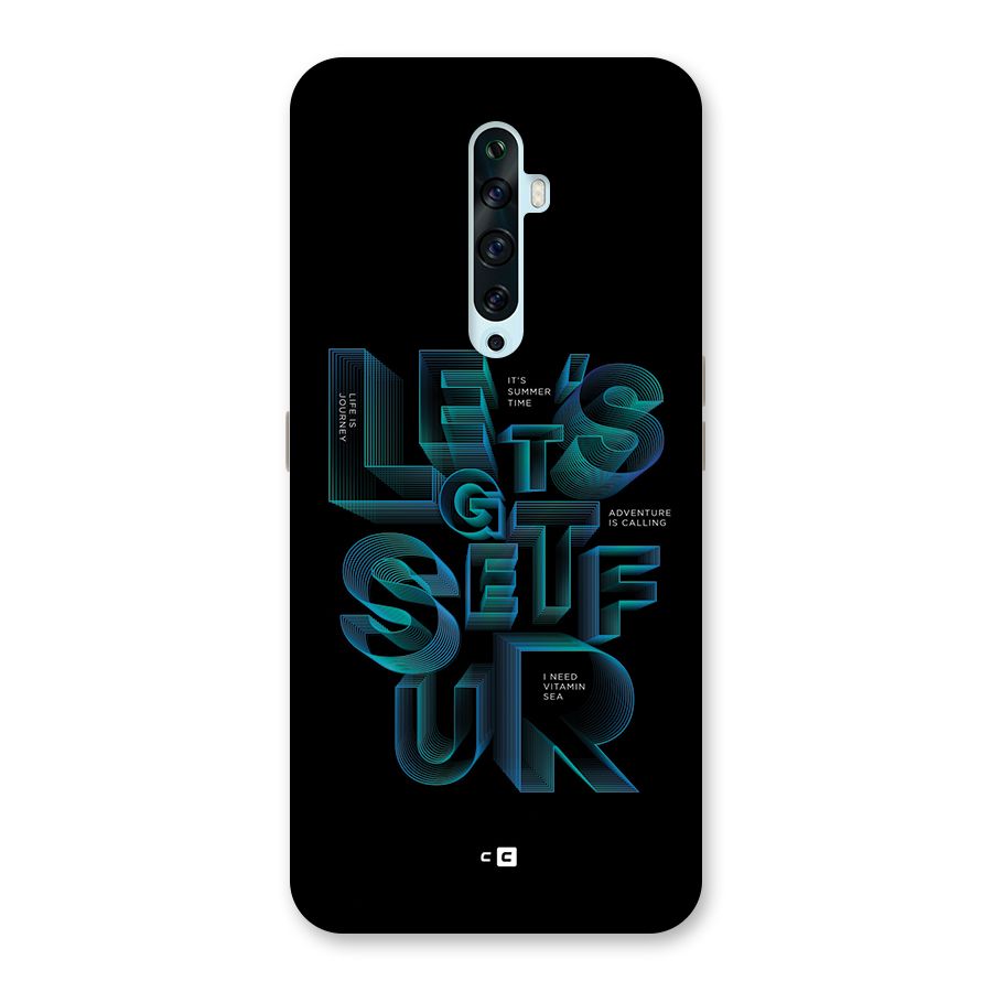 Lets Get Surf Back Case for Oppo Reno2 F