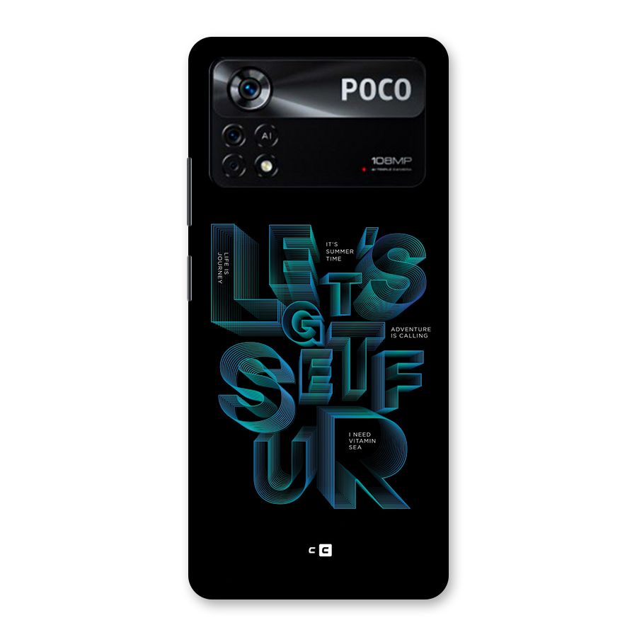 Lets Get Surf Back Case for Poco X4 Pro 5G