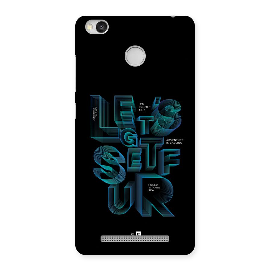 Lets Get Surf Back Case for Redmi 3S Prime