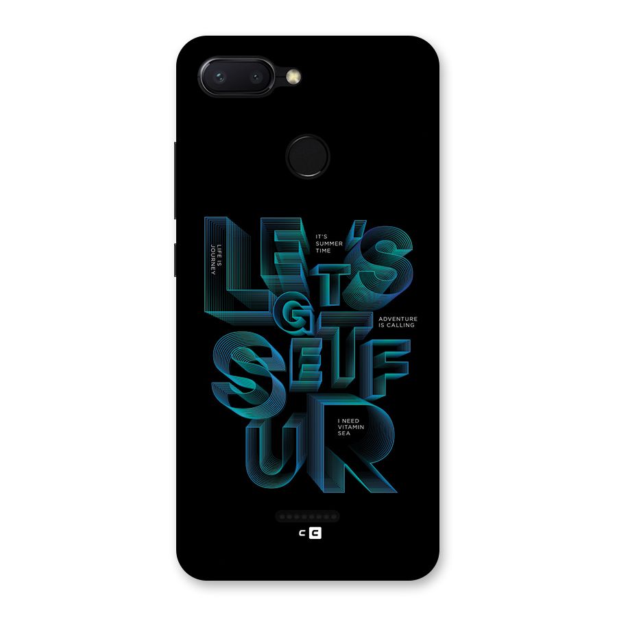 Lets Get Surf Back Case for Redmi 6