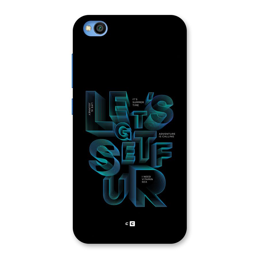 Lets Get Surf Back Case for Redmi Go