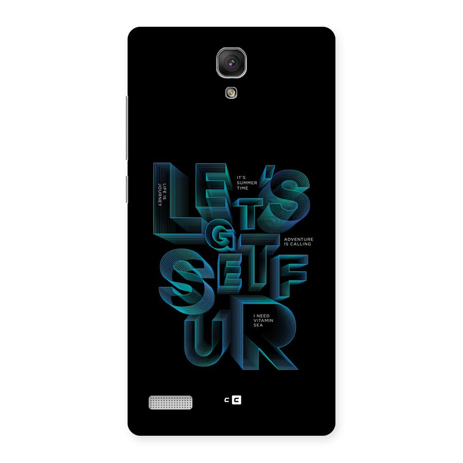 Lets Get Surf Back Case for Redmi Note