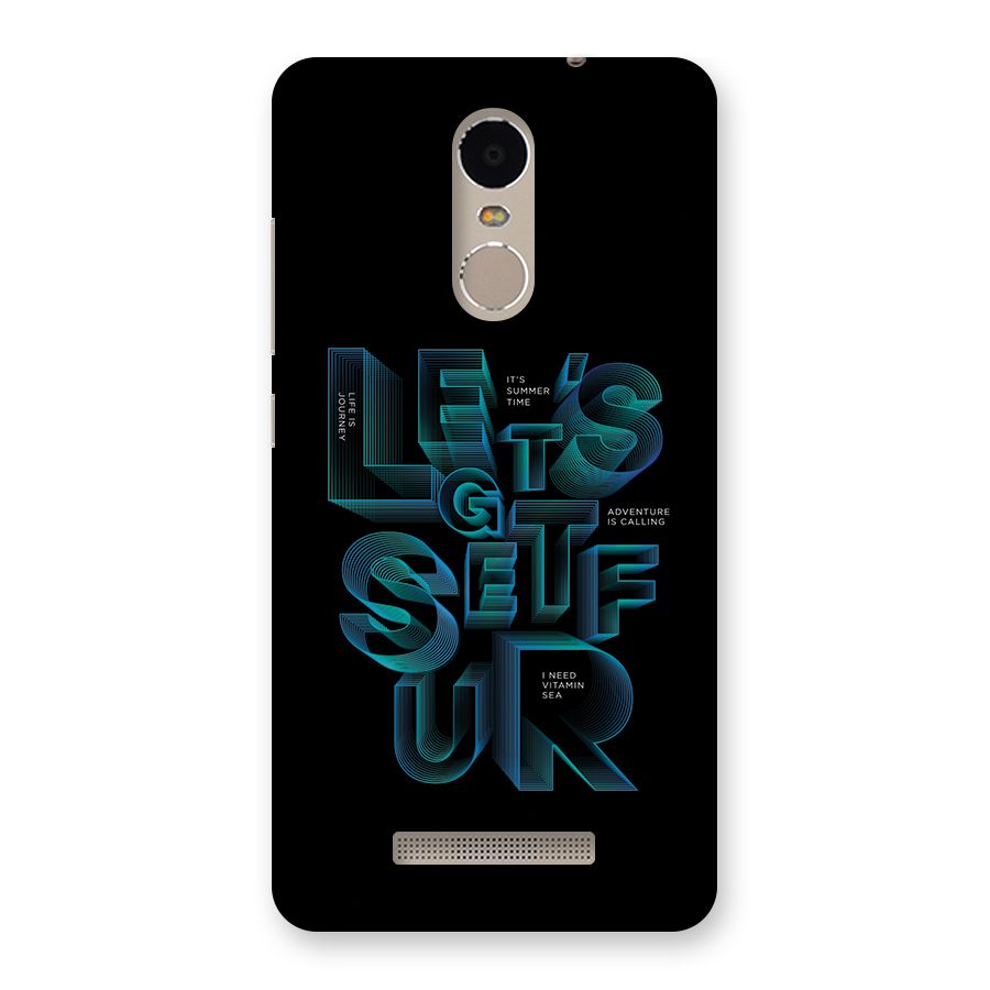 Lets Get Surf Back Case for Redmi Note 3